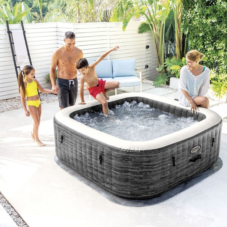 Spa Gonflable Ardoise - 4 places - avec Couverture thermique incluse
