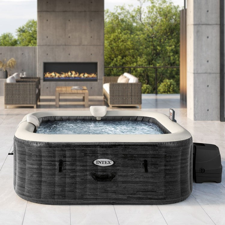 Spa Gonflable Ardoise - 6 places - avec Couverture thermique incluse