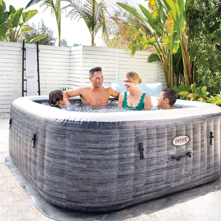 Spa Gonflable Ardoise - 6 places - avec Couverture thermique incluse
