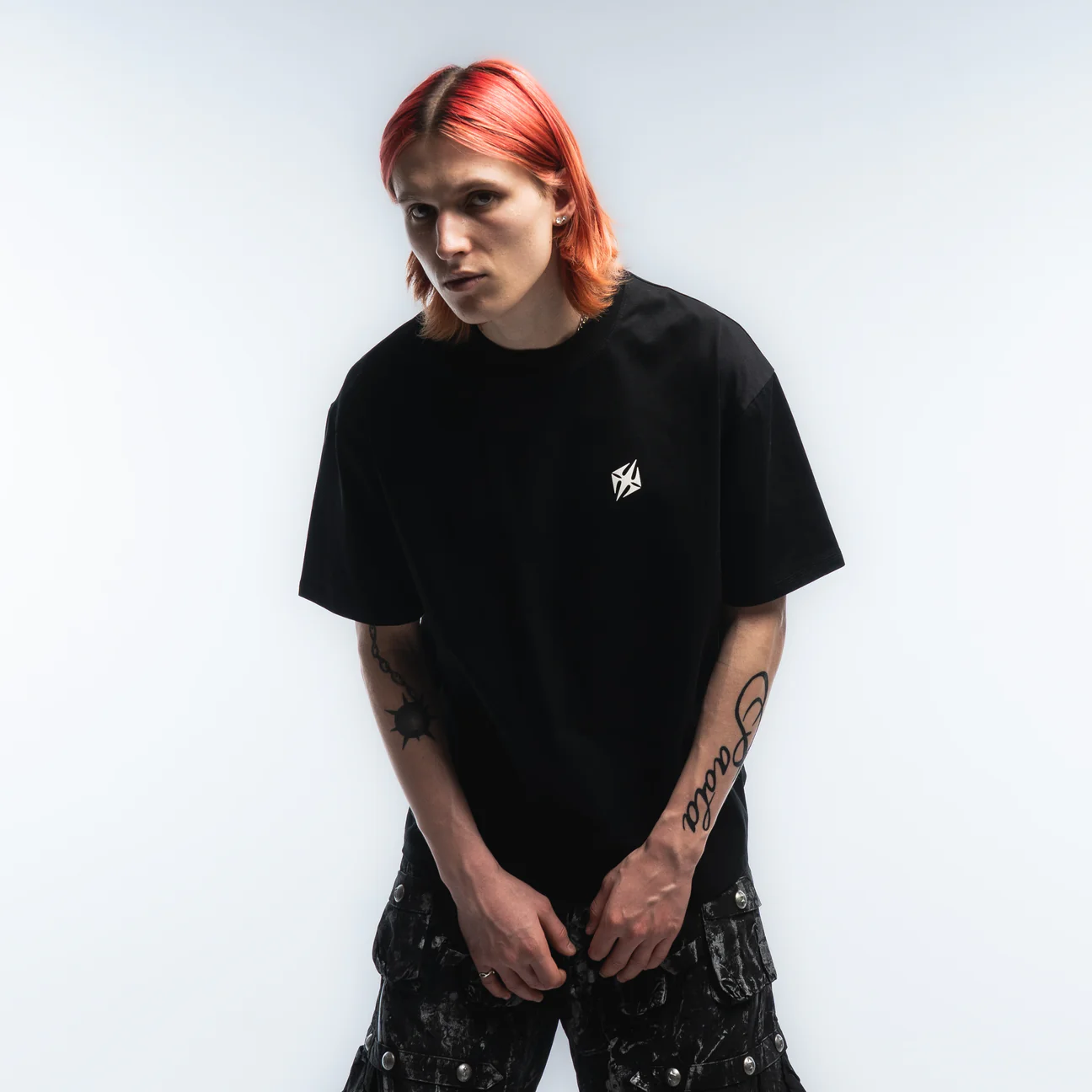 T-Shirt Ample de couleur noire